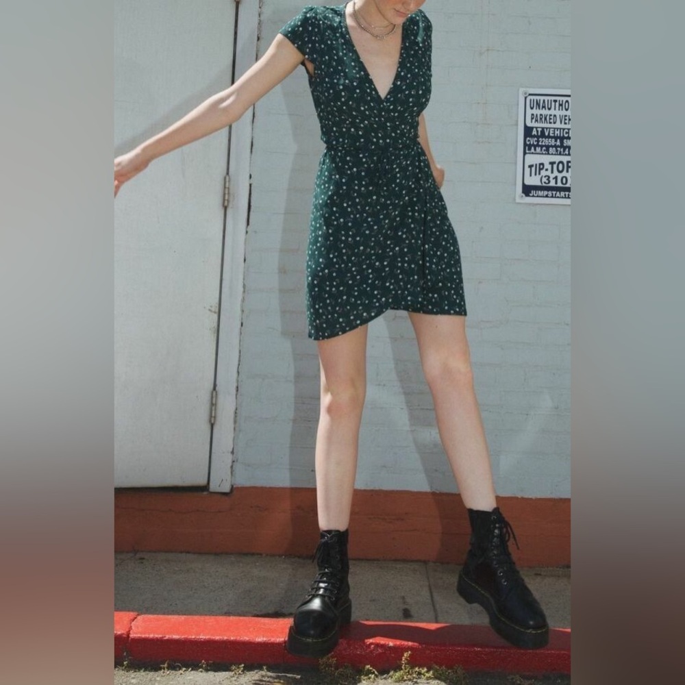 Brandy Melville Robbie Wrap Dress